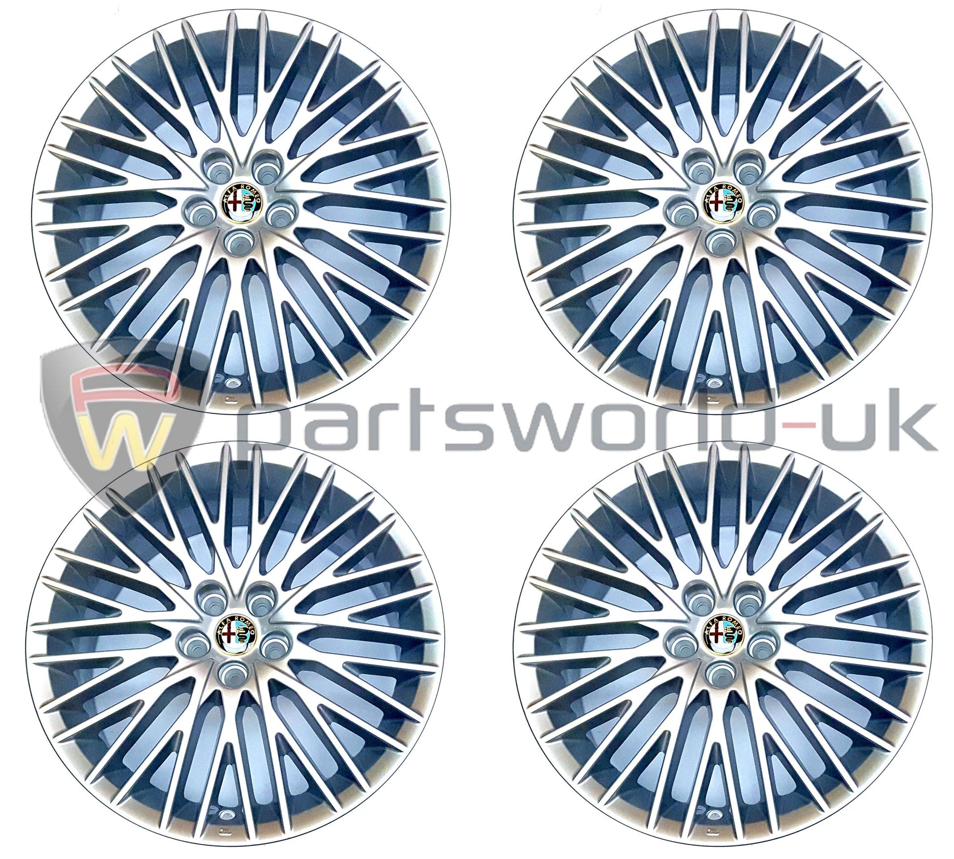 17" Alloy Wheel Kit - 147, 156 & GT - Alfa Romeo Shop