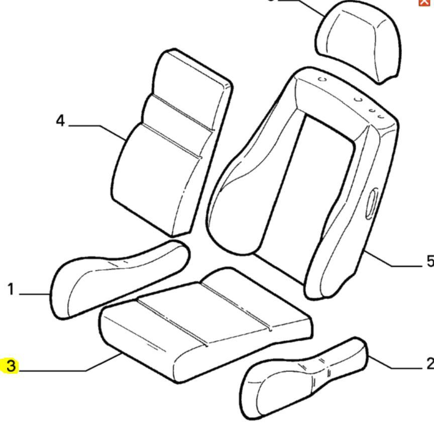 Seat Cover & Cushion - Spider - Alfa Romeo Shop