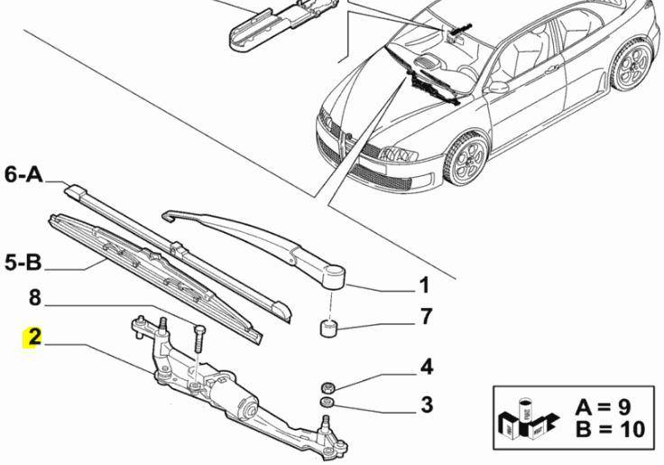 Wiper Linkage - GT - Alfa Romeo Shop
