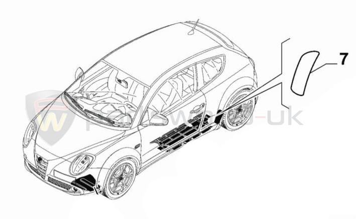 Rear Stone Chip Film - Mito - Alfa Romeo Shop