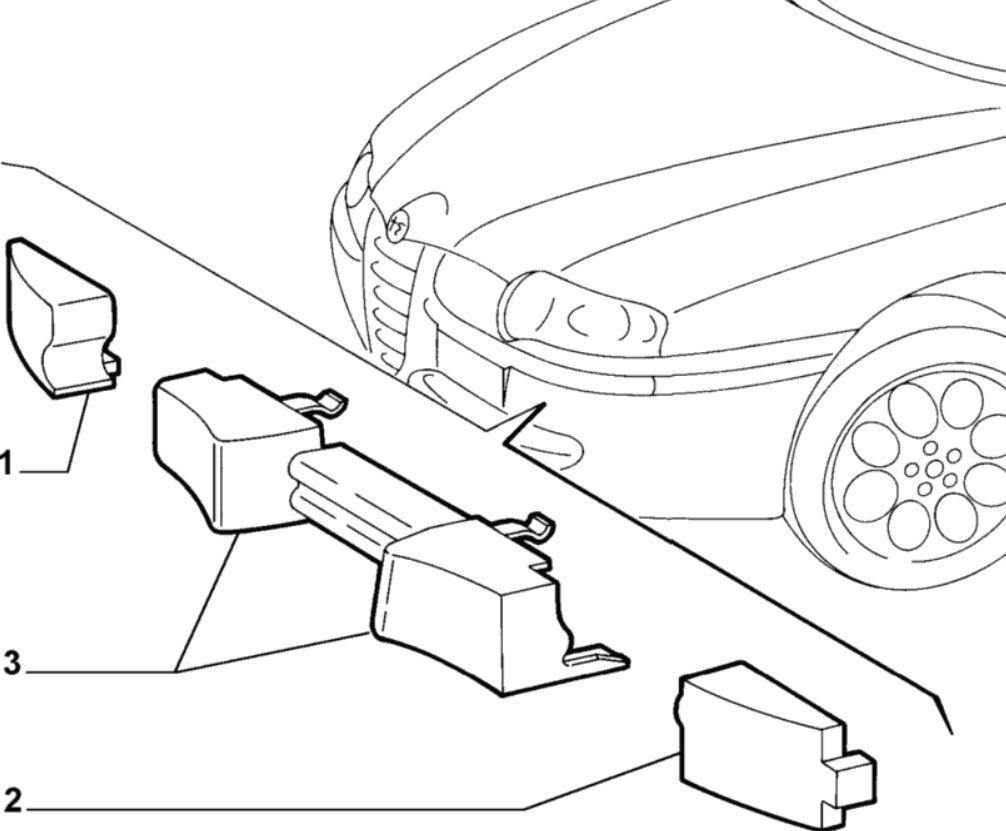 Bumper Impact Foam, Front - 147 GTA - Alfa Romeo Shop