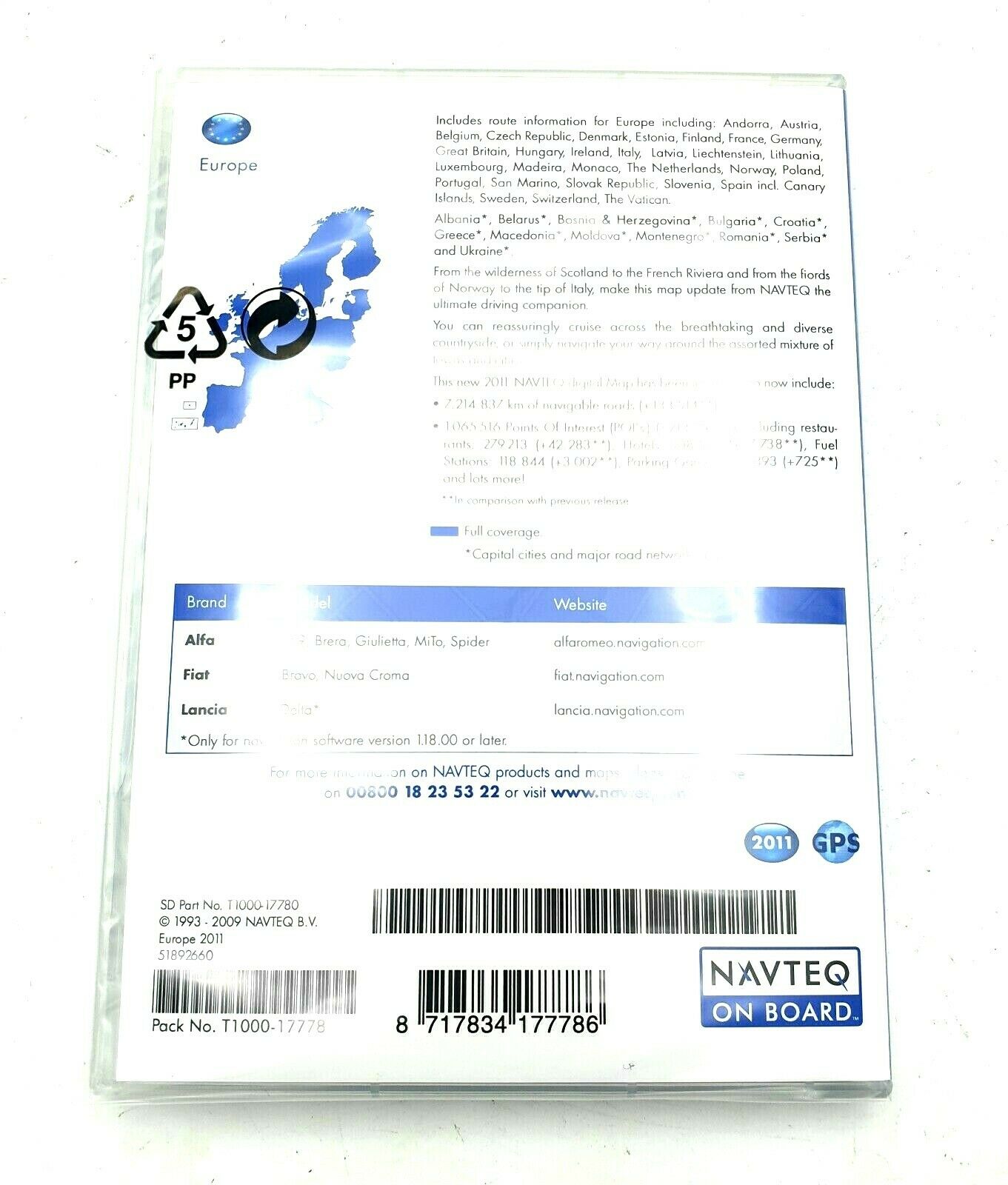 Sat Nav Memory Card - Navtech - Alfa Romeo Shop