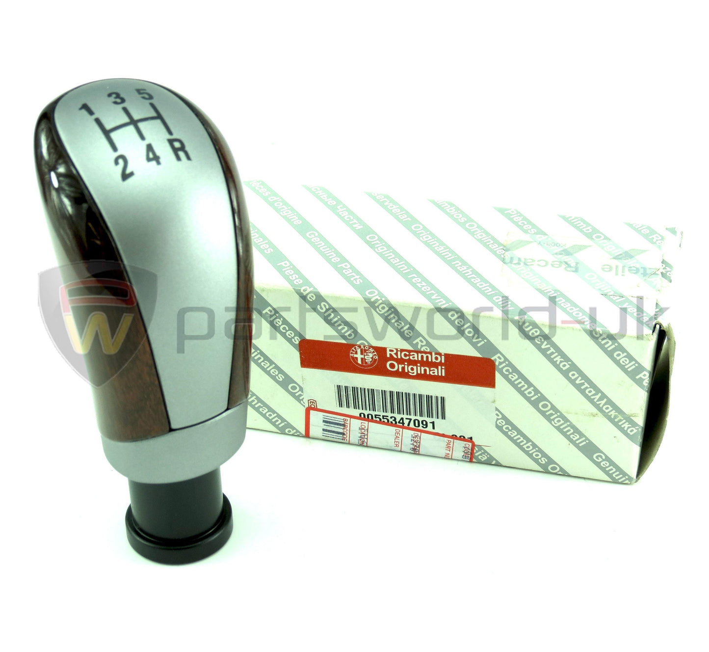 Gear Knob, 5 Speed, Wooden - 147 & 156 - Alfa Romeo Shop