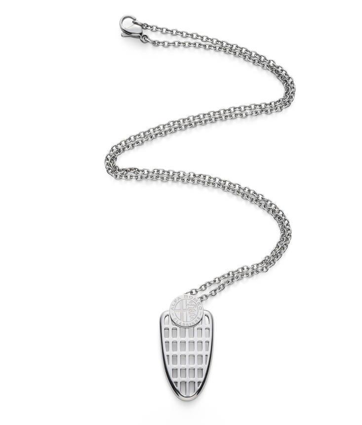 Grille Pendant & Necklace, Heritage- Alfa Romeo - Alfa Romeo Shop