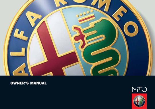 Owners Handbook - Mito - Alfa Romeo Shop