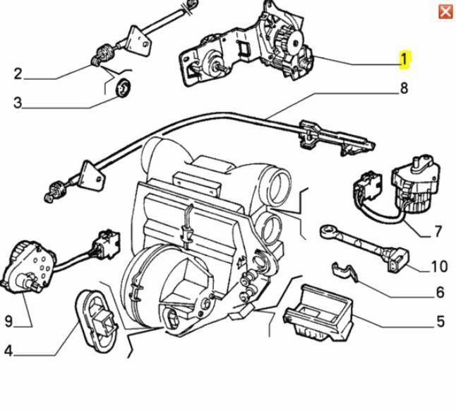 Heater Flap Motor - 164 - Alfa Romeo Shop