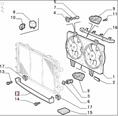 Radiator Fan Cowl - GTV & Spider - Alfa Romeo Shop