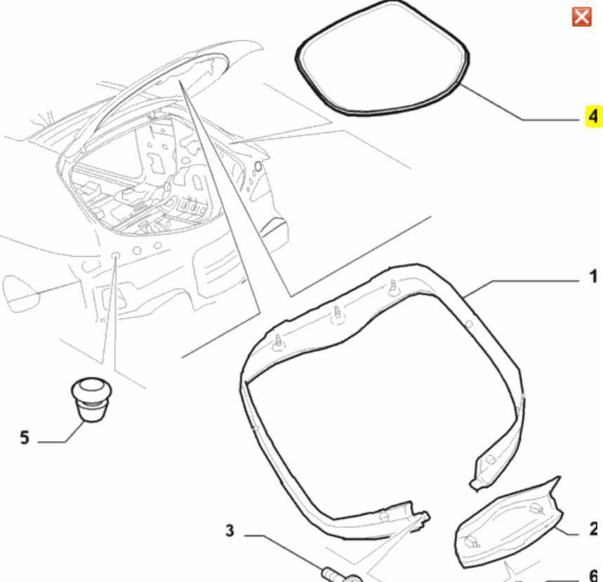 Boot Seal - Brera - Alfa Romeo Shop
