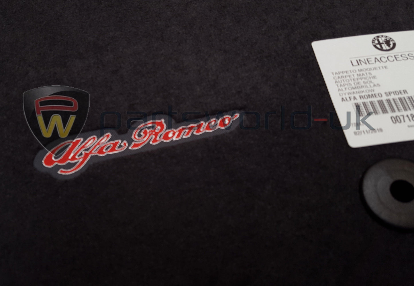 Carpet Mat Set - GTV & Spider LHD - Alfa Romeo Shop