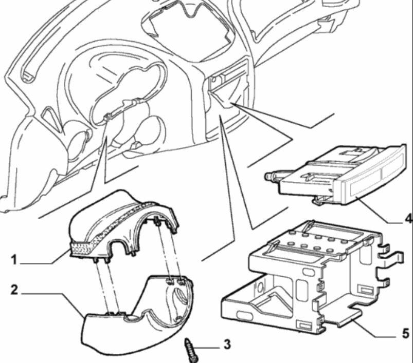 Steering Column Cowl - 147, GT - Alfa Romeo Shop