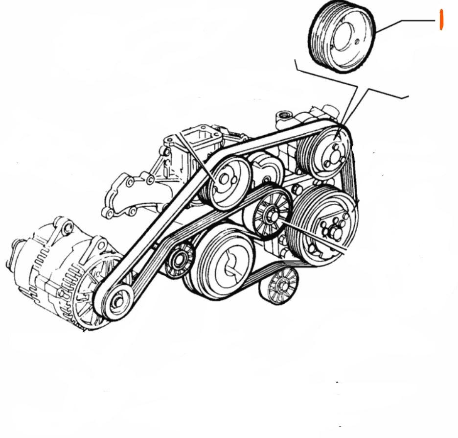 Pulley, Power Steering Pump - 3.2 V6 - Alfa Romeo Shop