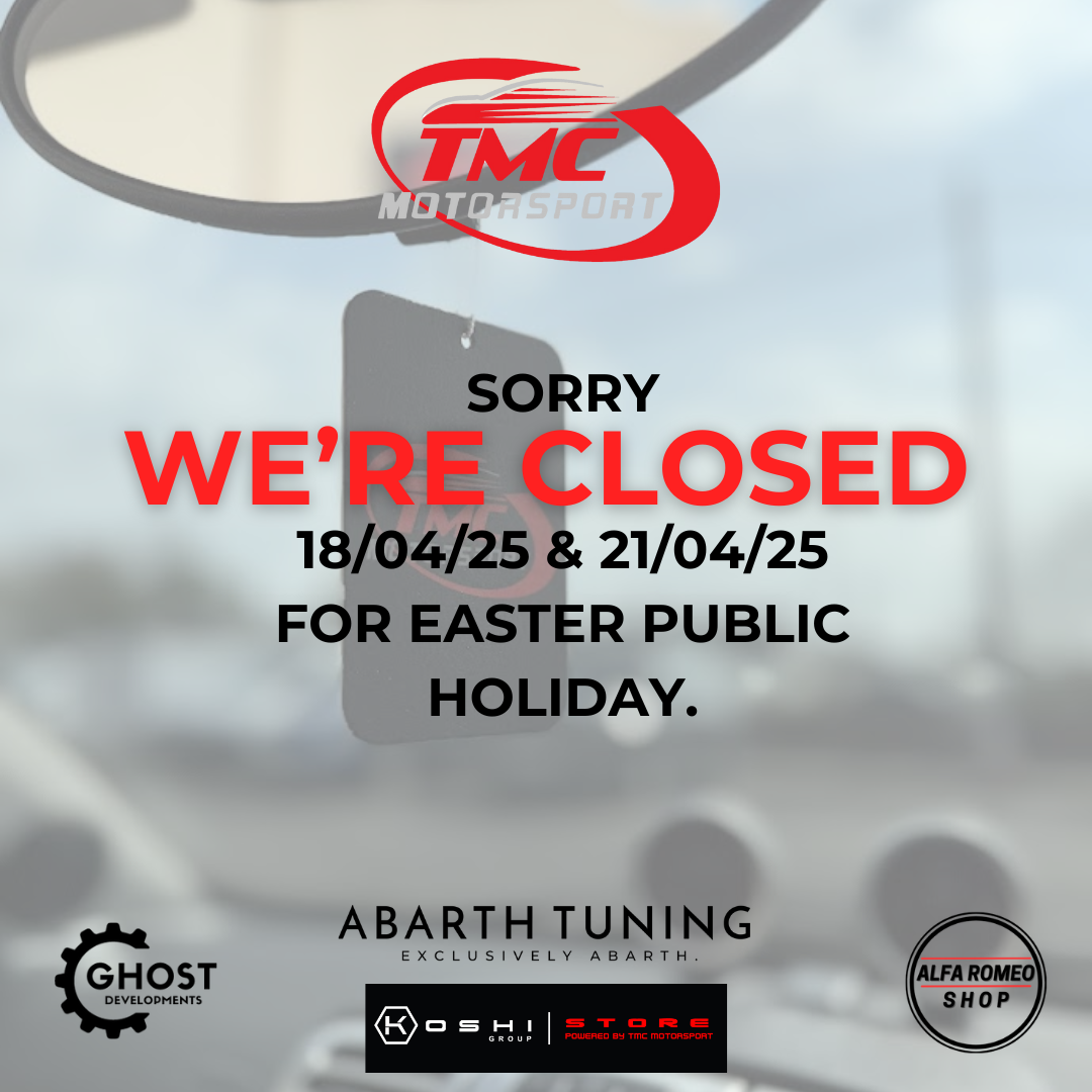 Closed for Easter Holiday - 18/04/25 - 21/04/25
