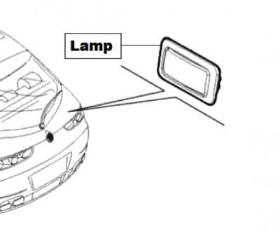 Alfa Romeo Interior Trunk Lamp