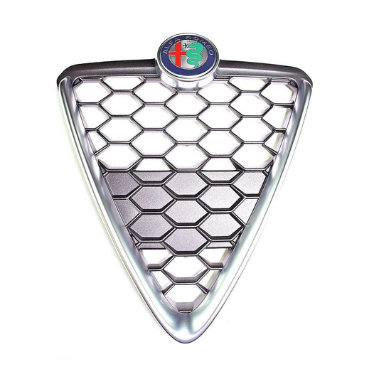 Kühlergrill und Emblem, gebürstetes Aluminium – Giulietta 2016&gt;