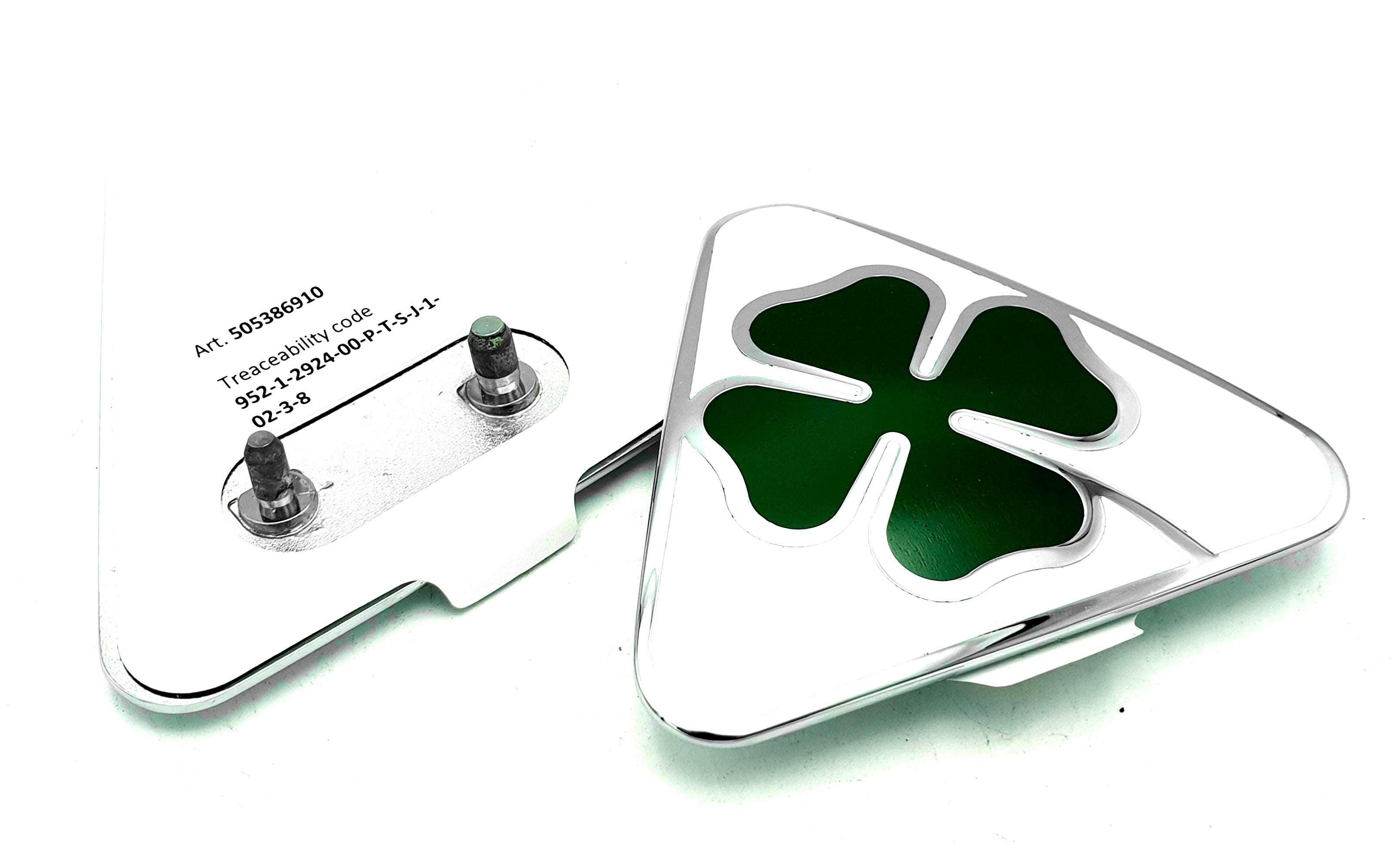 Badge 'Cloverleaf' - Stelvio Quadrifoglio - Partsworld-UK - 50553292 & 50553293
