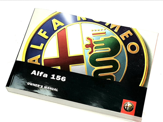 Owners Handbook - 156 2002> - Alfa Romeo Shop