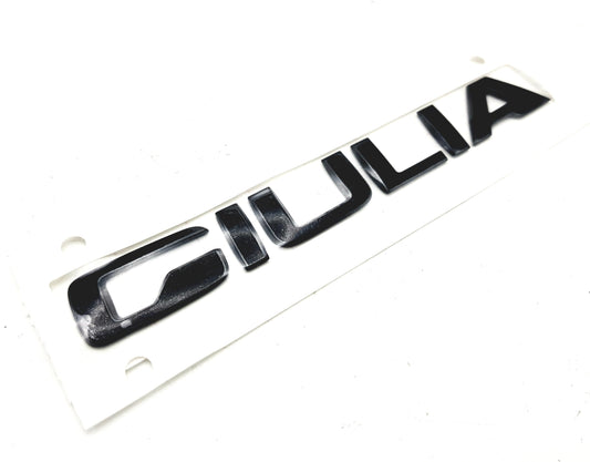 Badge, 'Giulia' Alfa Romeo in black 50556906