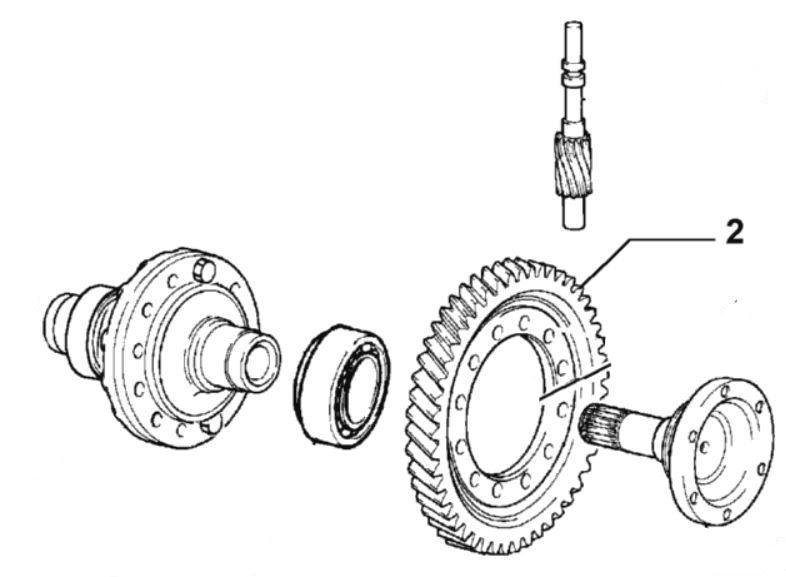 Differential Ring Gear - Alfa Romeo 916 Spider 3.0 V6 12v 46458122