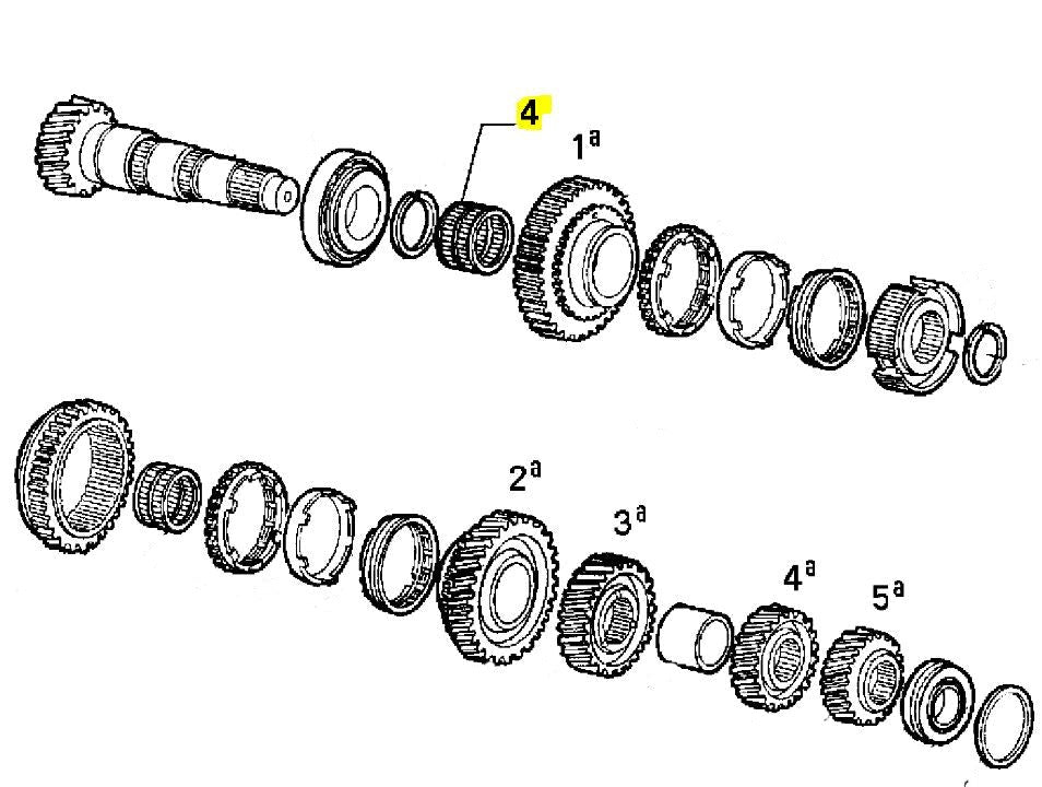 Gearbox Roller Cage - 147 GTA