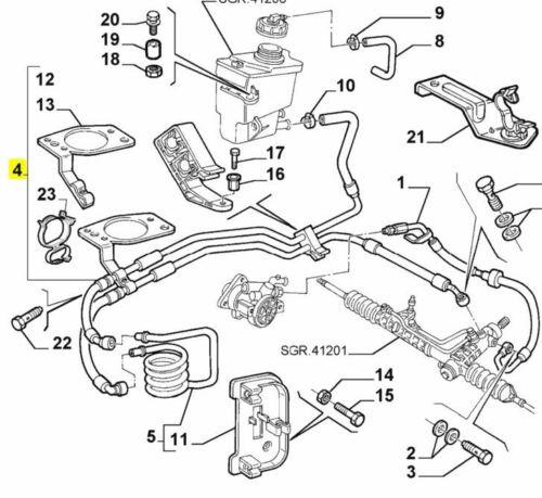 Power Steering Pipes - Alfa Romeo 147