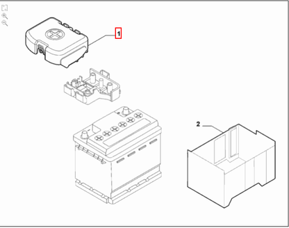 Battery Cover - Alfa Romeo Giulietta 50518310