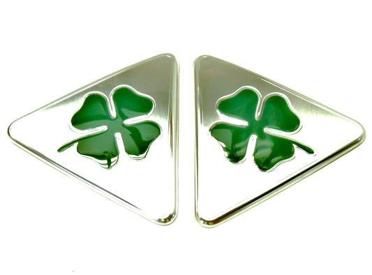 Genuine Alfa Romeo Cloverleaf wing Badges - Mito 50521786 50521787