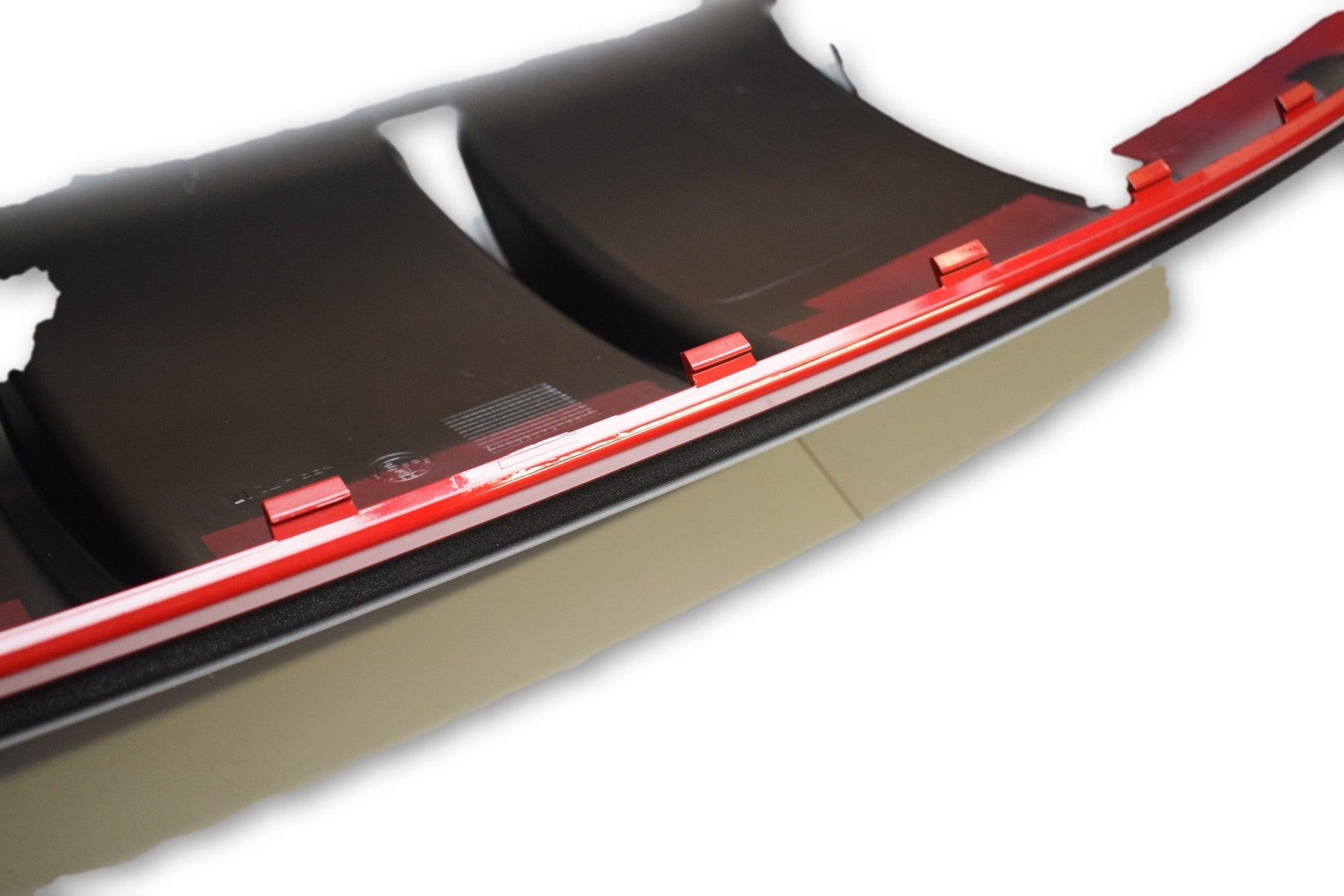 Rear Bumper Trim - Giulietta with red Trim - Partsworld-UK - 50538645-1 + 156119122 (Special order)