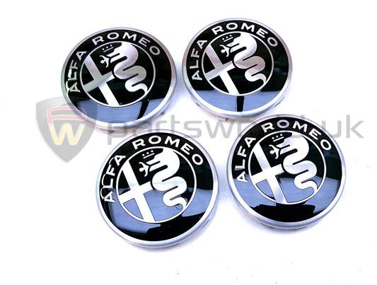 Set of Four 60mm Centre Caps Alfa Romeo 50541227