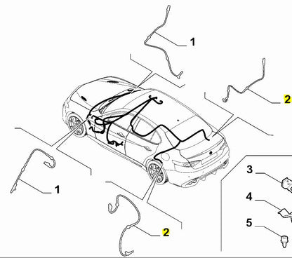 ABS Sensor, Rear - Giulia