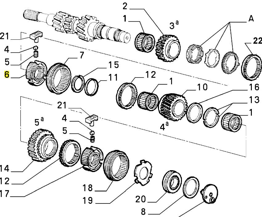 Gearbox Inner Hub - 147 & 156 1.9 JTD