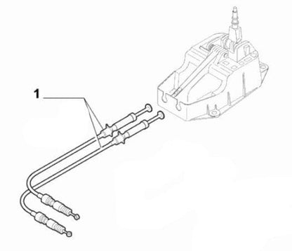 Gear Change Cables - 159, Brera & Spider 2.2 55218777