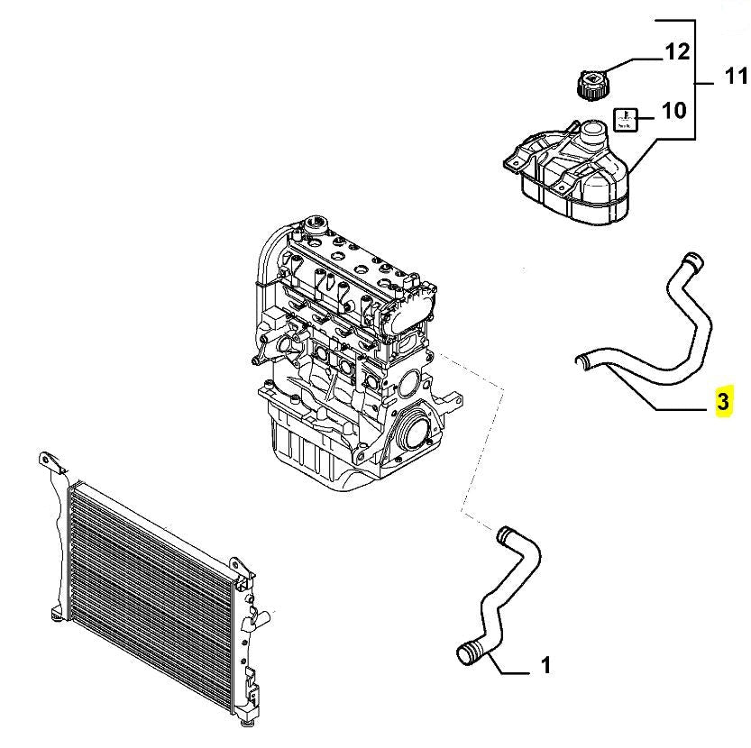 Hose, Expansion Tank  - 1.4