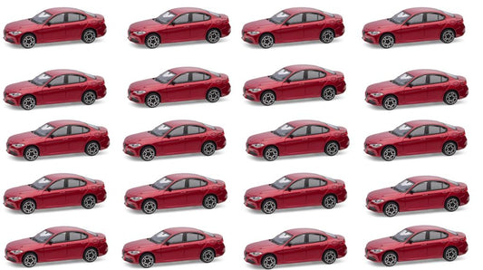 TWENTY (X20) Alfa Romeo Giulia 1:43 Scale Models