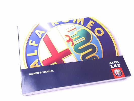 Owners Handbook - 147 2002-2005 - Alfa Romeo Shop