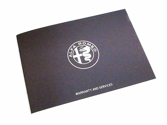 Service Book - Alfa Romeo - Alfa Romeo Shop