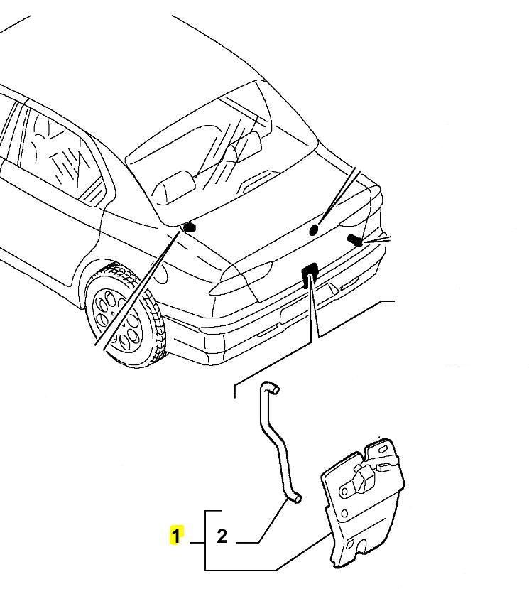 Boot Lid / Trunk Lock - 156