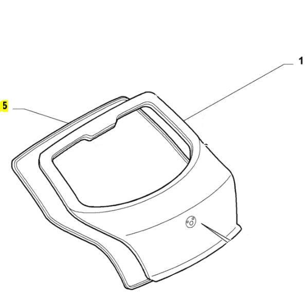 Tailgate Aperture Seal - Alfa Romeo GT 60681575