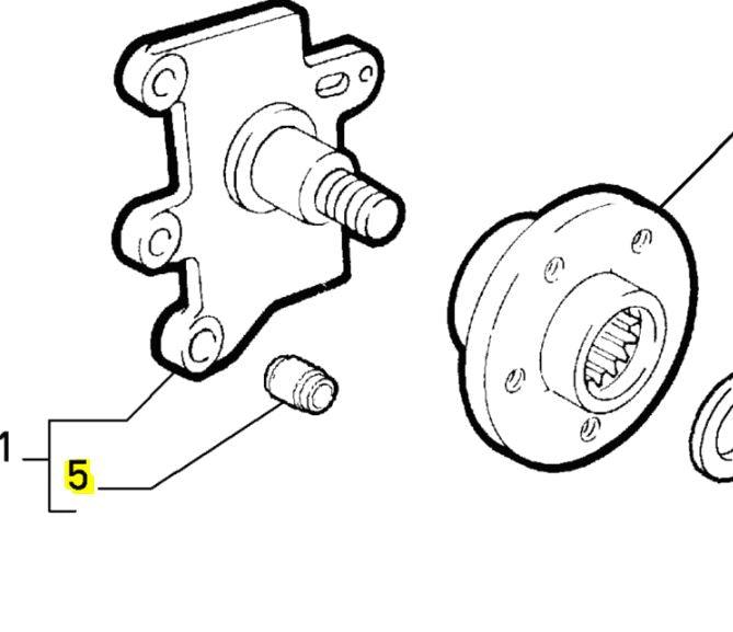 Rear Hub / Suspension Bush - Alfa Romeo 147, 156, GT 60682636