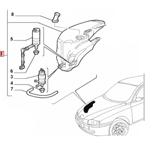 Wash Bottle - Alfa Romeo GT 60695396