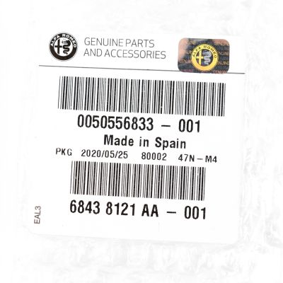 Genuine Alfa Romeo Badge 'Stelvio' Gloss Black - Alfa Romeo Shop