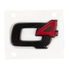Genuine Alfa Romeo Badge 'Q4' Gloss Black - Alfa Romeo Shop