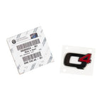 Genuine Alfa Romeo Badge 'Q4' Gloss Black - Alfa Romeo Shop