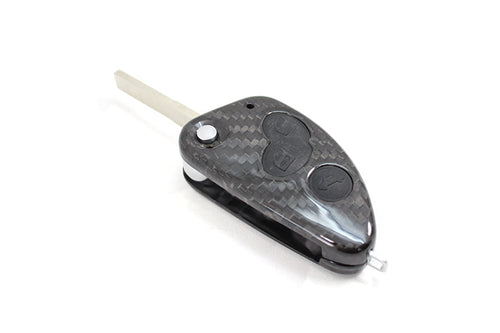 Alfa Romeo 147, 156, 166, GT Key Fob Cover 3 Buttons - Carbon Fibre - Alfa Romeo Shop