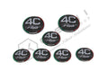 Alfa Romeo 4C Emblem Cover KIT - Carbon Fibre - Alfa Romeo Shop