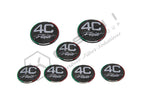 Alfa Romeo 4C Emblem Cover KIT - Carbon Fibre - Alfa Romeo Shop