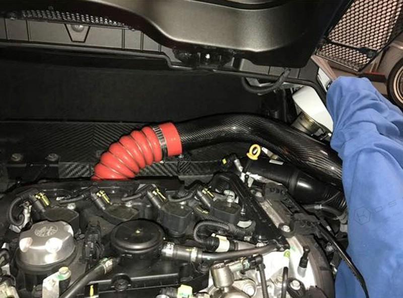 Alfa Romeo 4C Exhaust Manifold Cooling Duct - Carbon Fibre - Alfa Romeo Shop