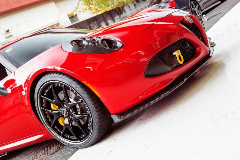 Alfa Romeo 4C Front Splitter Lip - Carbon Fibre - Alfa Romeo Shop