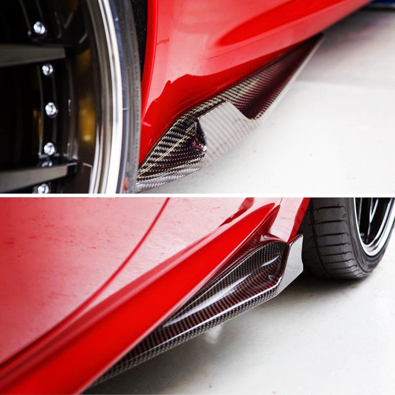 Alfa Romeo 4C Furia Shark Fin Side Skirts - Carbon Fibre - Alfa Romeo Shop
