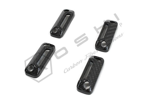Alfa Romeo 4C Interior Door Handles Cover - Carbon Fibre - Alfa Romeo Shop