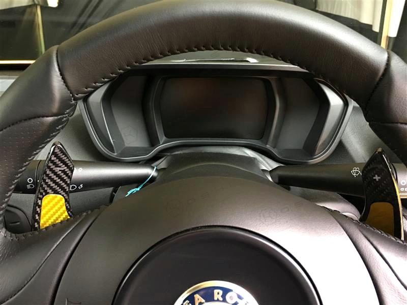 Alfa Romeo 4C Paddle Shifters - Carbon Fibre - Alfa Romeo Shop